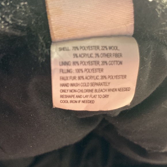 Mudd Black and Grey Plaid Trapper Winter Hat - Picture 3 of 3